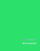 Dot Grid Notebook: 110 Dot Grid pages (Emerald)