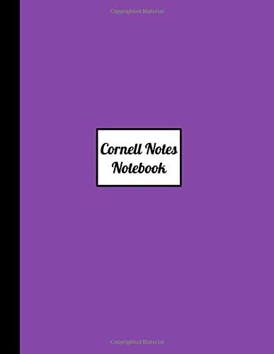 Cornell Notes Notebook: Purple