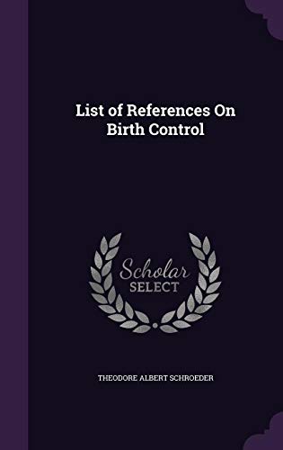 List of References on Birth Control