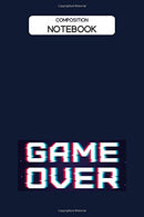 Composition Notebook: Video Game Pattern Wide Ruled Paper Notebook | Arcade Blank Lined Workbook for Teens Kids Students for Homeschooling College a