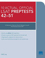 10 Actual 42-51. Official LSAT Preptests: (PrepTests 42–51)