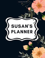 Susan's Planner: 2020 and 2021 Planner Organizer -Two Year Weekly Planner -Monthly Expense Tracker. 2020 & 2021 Vision Board and MORE!!! - Beaut