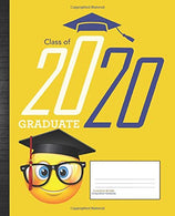 Class of 2020 Graduate College Ruled Composition Notebook: Emoji High School Seniors Year 2020 School Supplies Items Schoolwork Organized Notes Taki