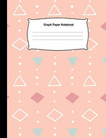 Graph Paper Notebook: Squared Graphing Journal Paper 4x4 (each square 0.25” x 0.25”) Blank Quadrille. Coordinate. Grid and Math Paper Si