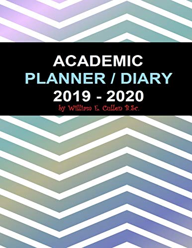 ACADEMIC PLANNER / DIARY: 2019-2020 Zig -Zag Cover 8.5" x 11"