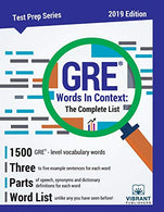 GRE Words In Context The Complete List (Test Prep Series)