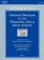 Grad Guides Book 2:Hum/Arts/Soc Sci 2005 (Peterson's Graduate Programs in the Humanities. Arts & Social Sciences)