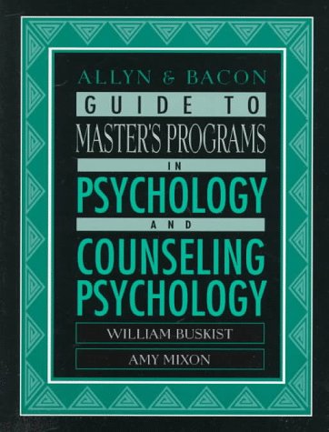 Allyn & Bacon Guide to Master's Programs in Psychology