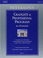Graduate Guide Set (6vols) 2005 (Peterson's Graduate & Professional Programs)