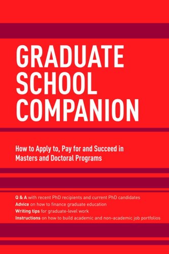 Graduate School Companion (Graduate School Admissions Guides)