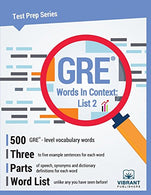 GRE Words In Context: List 2 (Test Prep Series)