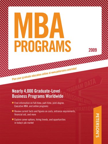 Peterson's MBA Programs 2009