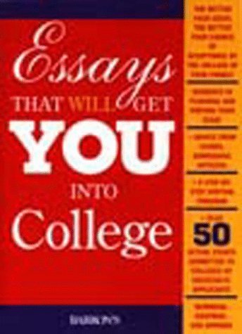 Essays That Will Get You Into College by Amy Burnham (1998-10-03)