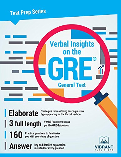 Verbal Insights on the GRE General Test (Test Prep Series)