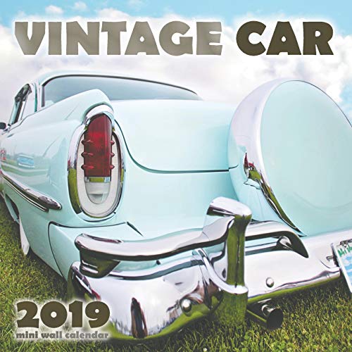 Vintage Car 2019 Mini Wall Calendar