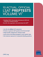 10 Actual. Official LSAT PrepTests Volume VI: (PrepTests 72–81)